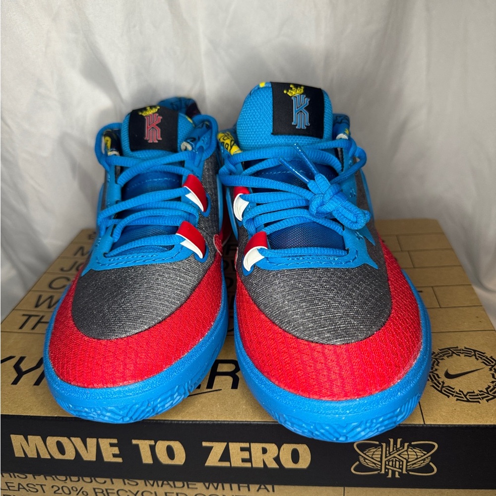 New Nike Kyrie 8 Go GS Black Yellow 5.5Y/7W Basketball Shoes - Picture 4 of 8